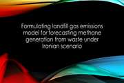 Formulating landfill gas emissions model for forecasting methane generation from waste under Iranian scenario