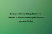 Response surface modelling of Fenton pre-treatment of slaughterhouse sludge for enhanced anaerobic digestion