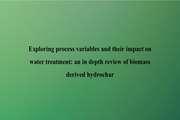 Exploring process variables and their impact on water treatment: an in depth review of biomass derived hydrochar