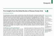 Five insights from the Global Burden of Disease Study 2019