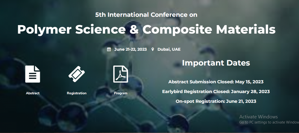 5th International Conference on Polymer Science & Composite Materials 